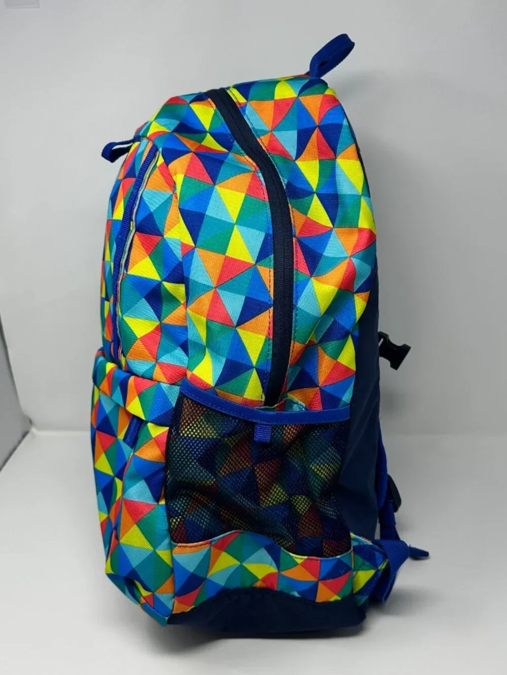 GUC Lands' End Geometric Backpack One Size Multi-color Green/Red/Blue/Orange